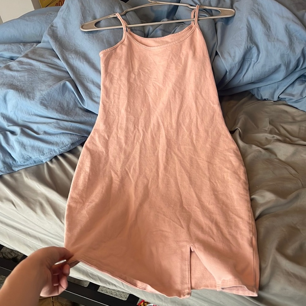 Light Pink Tank Top Dress
